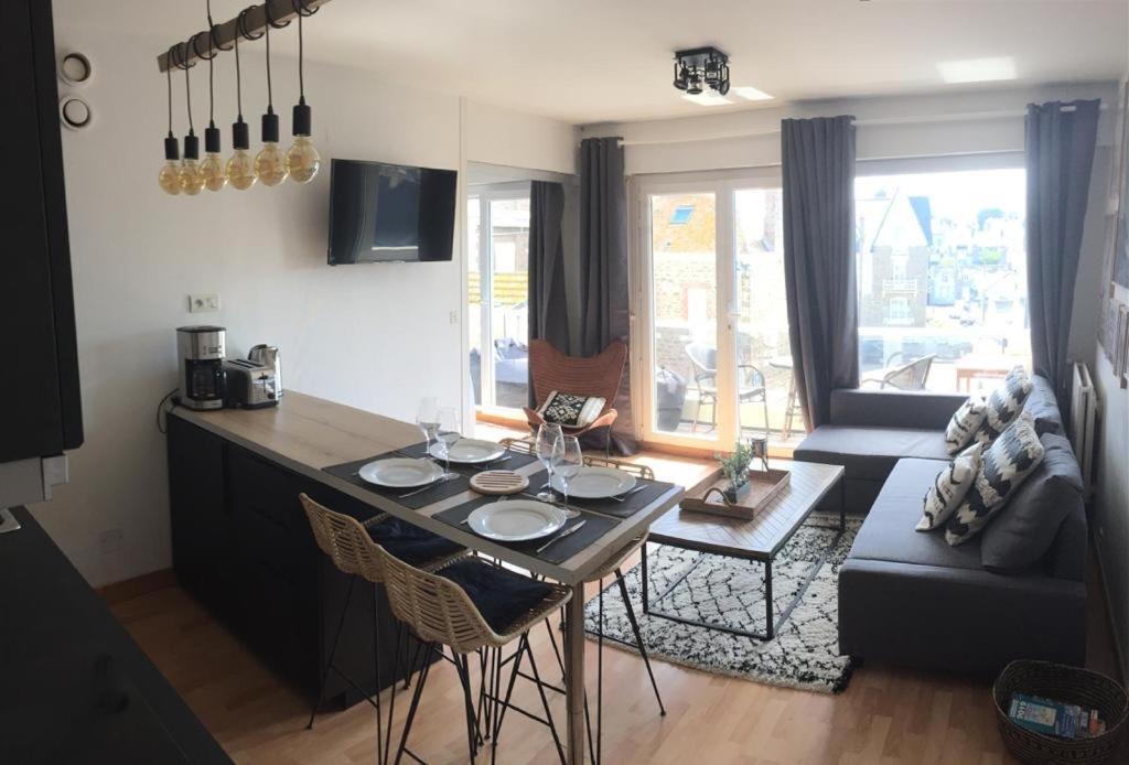 Appartement Les Pieds Dans L'Eau - Residence Sur La Plage Saint-Malo Eksteriør bilde