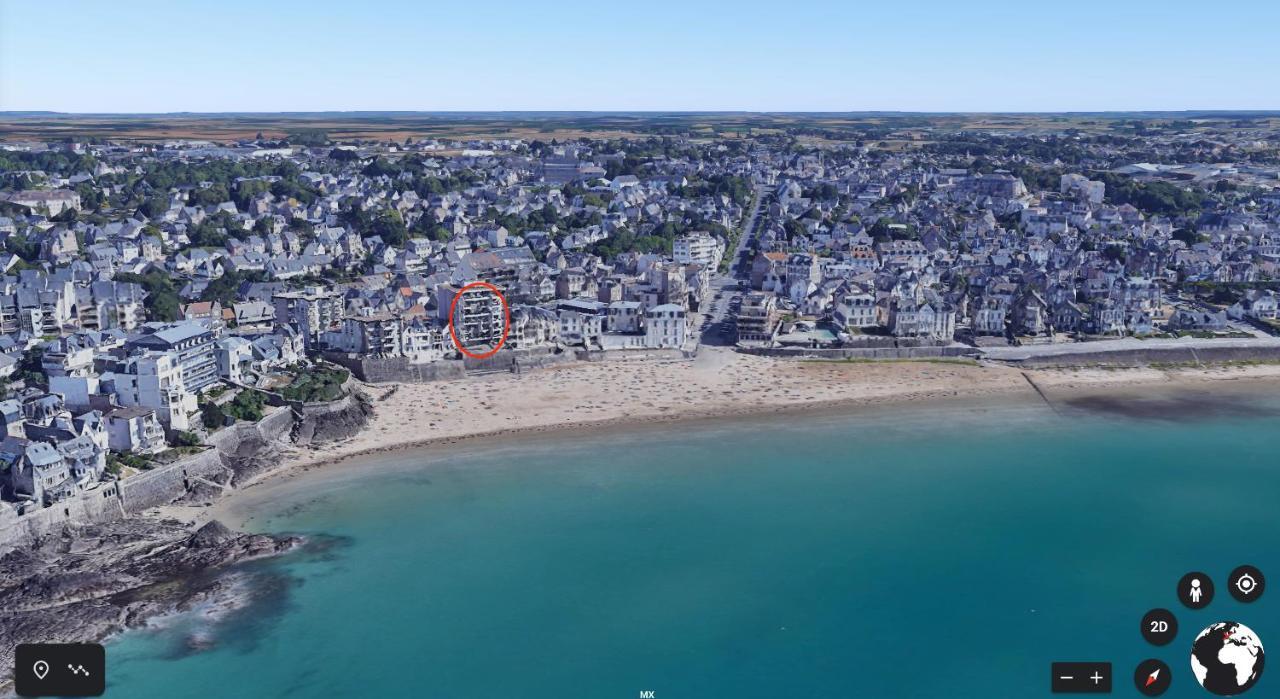 Appartement Les Pieds Dans L'Eau - Residence Sur La Plage Saint-Malo Eksteriør bilde