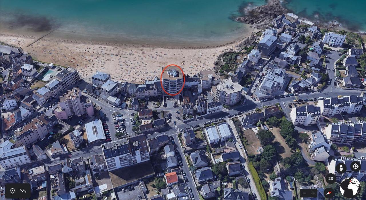Appartement Les Pieds Dans L'Eau - Residence Sur La Plage Saint-Malo Eksteriør bilde