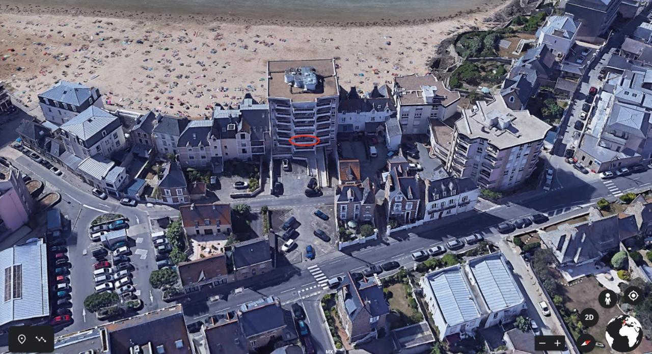 Appartement Les Pieds Dans L'Eau - Residence Sur La Plage Saint-Malo Eksteriør bilde