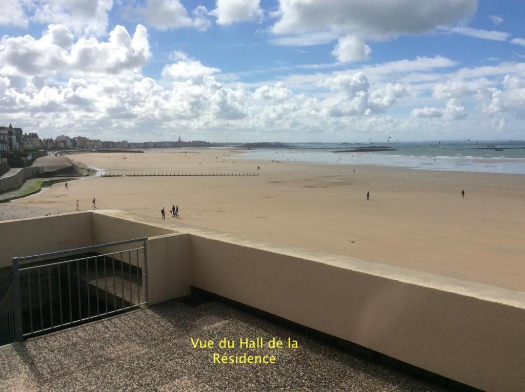 Appartement Les Pieds Dans L'Eau - Residence Sur La Plage Saint-Malo Eksteriør bilde